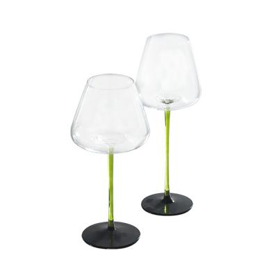 Custom Logo 4-Pack 12oz Lead-Free Crystal Clear Wine Glasses - Durable & Stylish for Any Occasion
