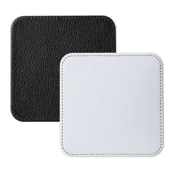 Printable Sublimation Blank Leather Coaster For Sublimation Heat Transfer Printing