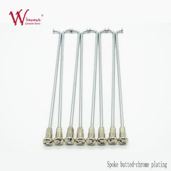 Custom 3/8 Inch Stainless Steel 304 Motorcycle Spoke Set ISO9001 Certified Wheel Spokes and Nipples