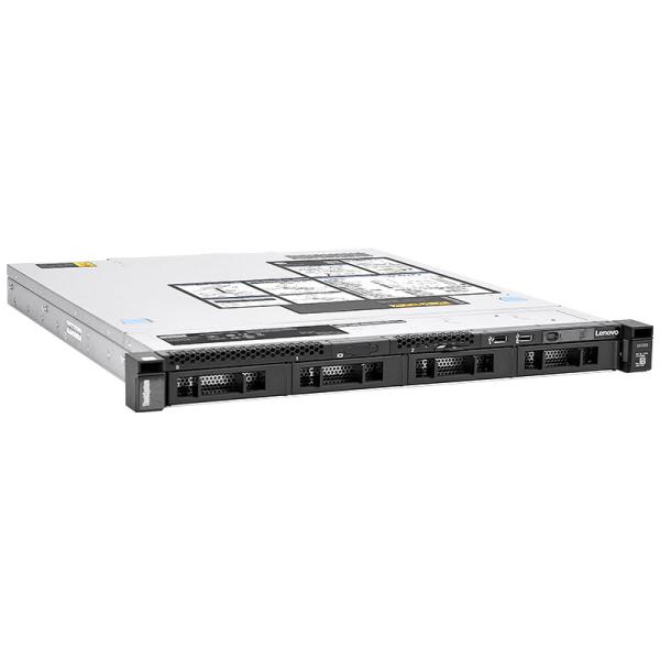 Servidor agradável original 1*E2224 1*16G da cremalheira da qualidade 1U LENOVO ThinkSystem SR250 Xeon E-2100