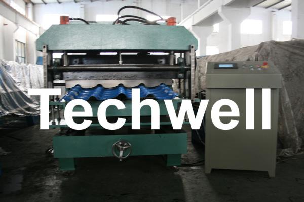 Metal Roof / Color Steel Glazed Tile Roll Forming Machine, Color Steel Glazed Tile Machine