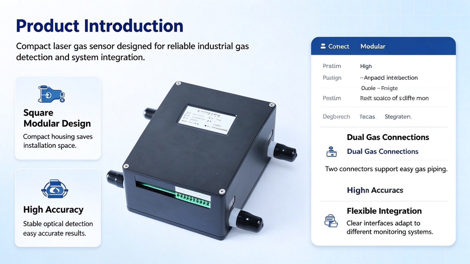 Tunable Diode Laser Absorption Spectroscopy Multi Gas Sensor CO CO2 CH4 O2 C2H2 C2H4 C2H6 NH3