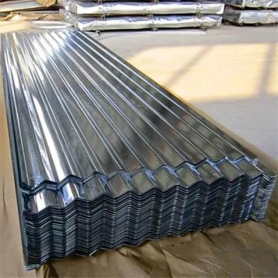 10 Ft CGCC SGCC Galvanized Steel Corrugated Roof Panel Galv Corrugated Sheet