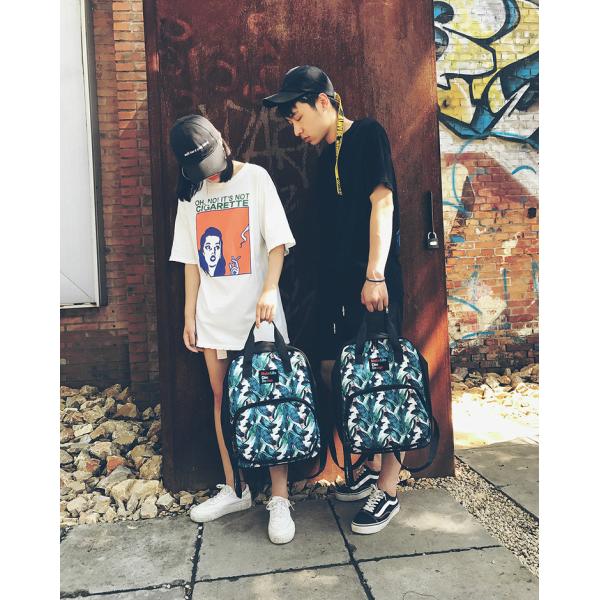 Fashion portable backpack Korean version of backpack college leisure minimalist fashion bag