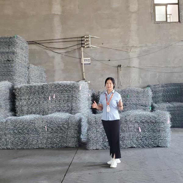 Heavy Zinc Coated Gabion Cage Wire Mesh 80mm X 100mm 3.0mm Diameter