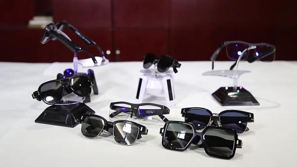 Mirror Glasses Leopard Print Cloth Accessories Conversation Navigation Open style multi-function Voice control AI Glasses