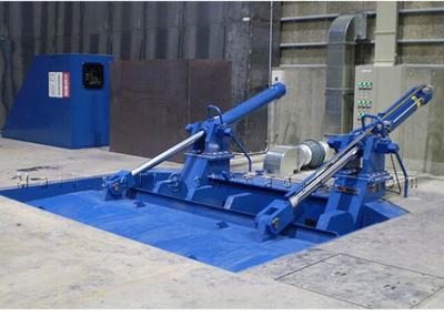 No subsolo 10 prensa de empacotamento hidráulica da sucata de TPH 0.7×0.6m