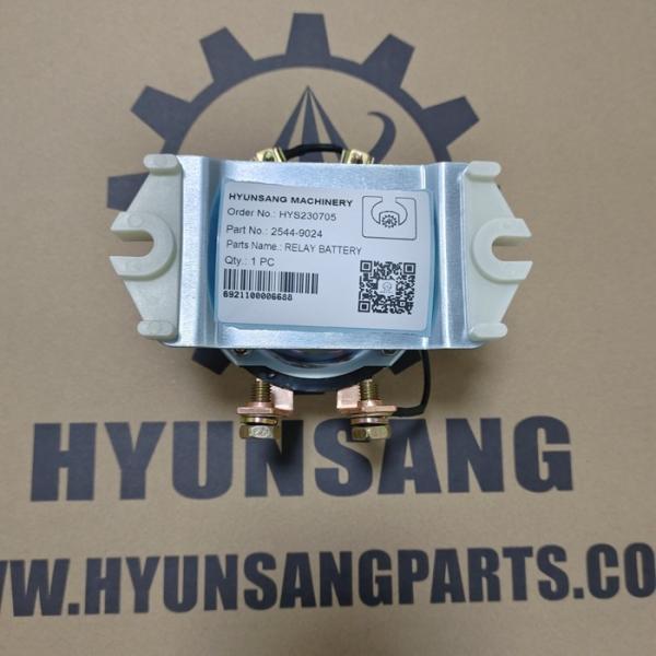Excavador Parts Relay Battery de las piezas de Hyunsang 2544-9024 25449024 0808830000 para DD80 DL160 DL200