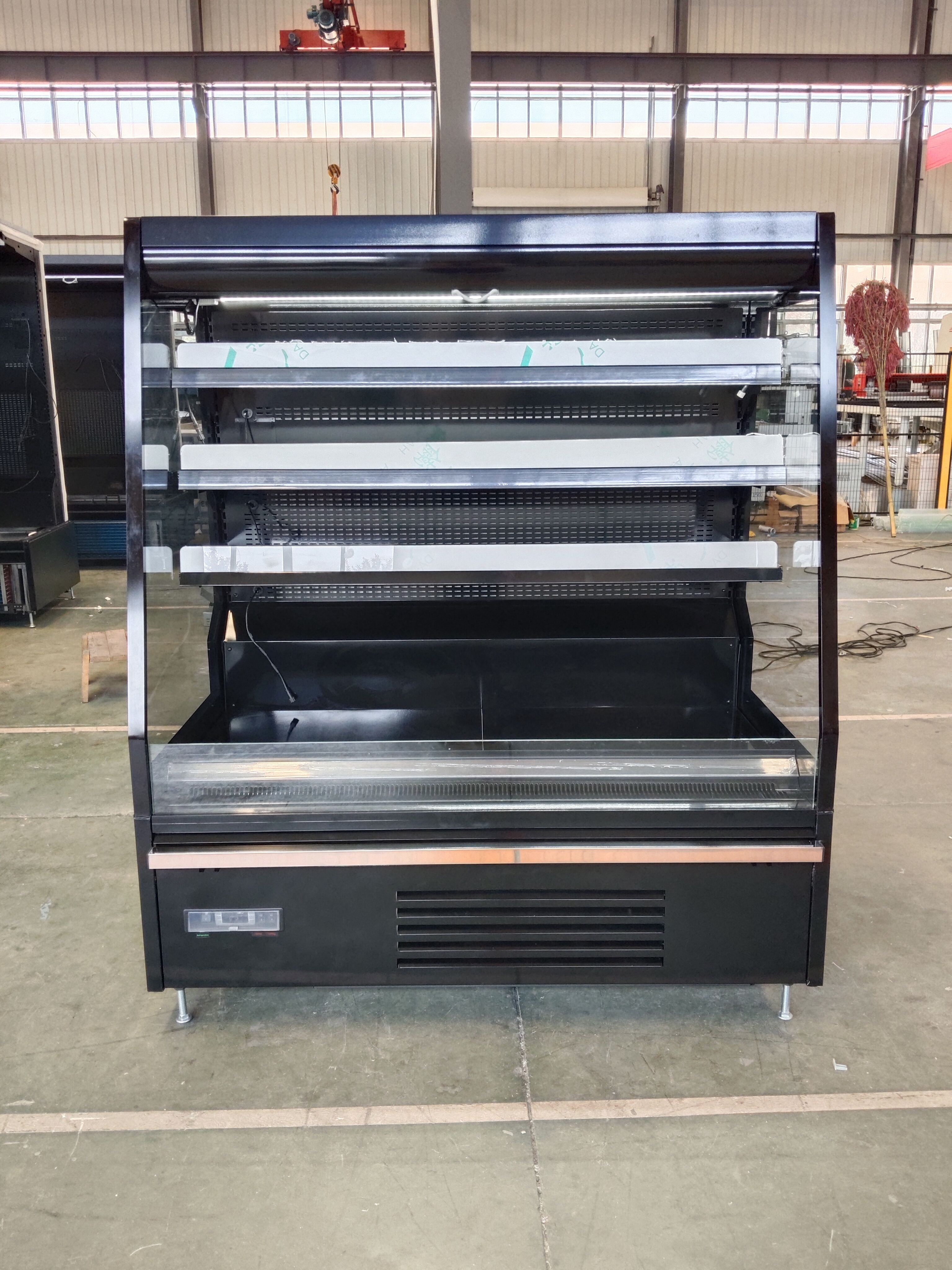 SEMI GD 1310mm Glass Door Self-Contained Display Refrigerator – 840mm Depth, 3 Shelves, LED, Low-E Glass