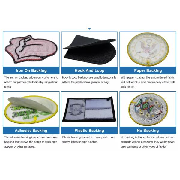 Twill applique Embroidery Letter Iron On Patches For Clothing