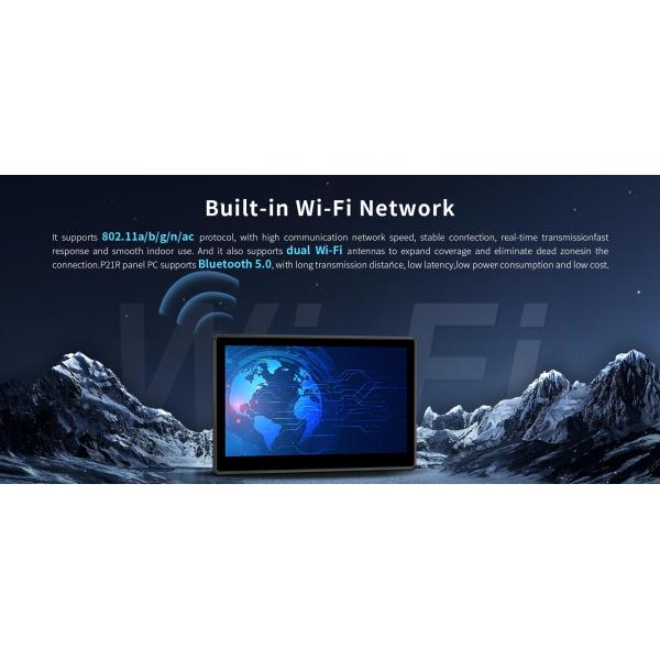 Сенсорный экран без вентилятора закаленное стекло ONERugegd P21R прочный 21,5 дюймовый IP65 панельный компьютер