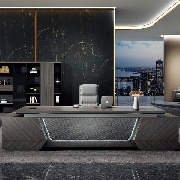 Commercial Furniture Boss Manager Wooden Office Table for Working Executive Desk