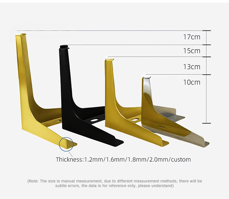 European Light Luxury Furniture Cabinet Metal Support Legs Sofa & Table Legs Furniture Support Feet