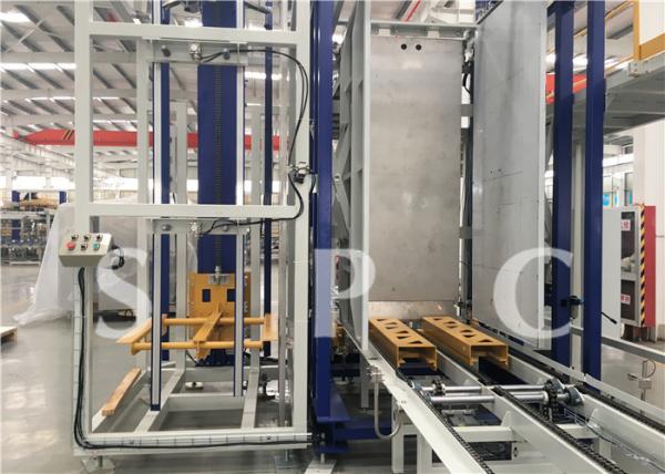 Low Voltage Electrical Depalletizer Machine For Empty Tin Can Box Form