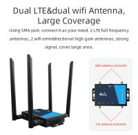 antenas externas desmontables del router 4 de 2.4GHz WiFi LTE con Sim Card Slot