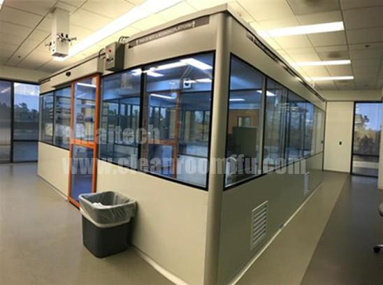 Hard wall Modular clean room, UK Laboratory Clean room project anlaitech brand clean room supplier
