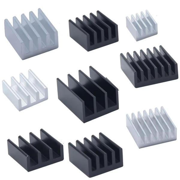 Дизайн на заказ 6000 Серия Квадратная тепловая раковина ODM Cnc Heatsink Алюминий