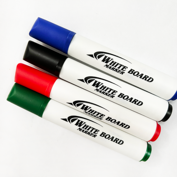Hot Selling 4PCS Colorful School And Office Easy Erasing Marker Set Bullet Tip Whiteboard Marker