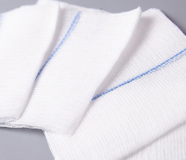 Хирургическая отбеленная губка 12ply марли вещество-поглотителя наслаивает
