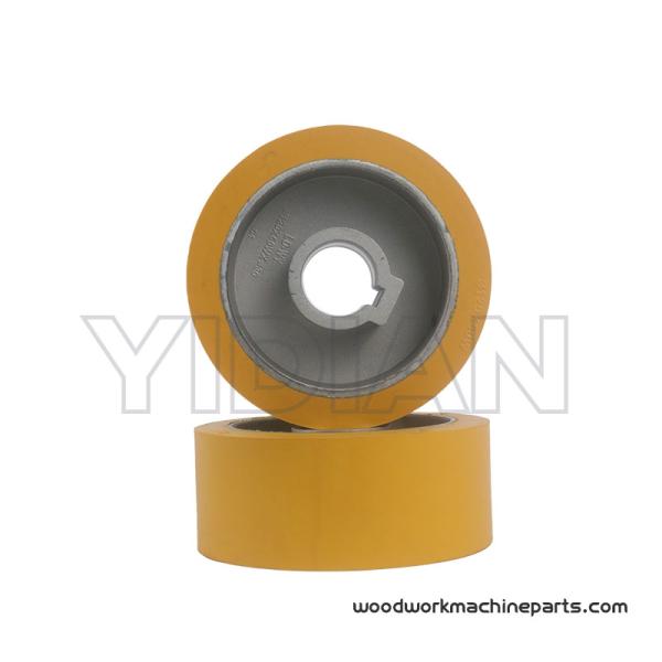 Рельсовые колеса из резины D=120 B=30 W=50 для деревообработки