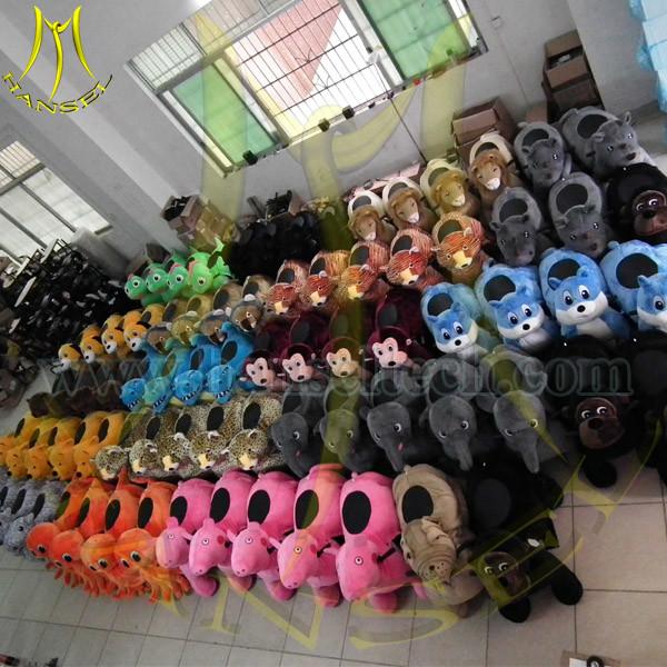 Hansel 2016 high quality Plush Animal Electric Scooter Electric Animal Ride Cheap Go Karts For Sale