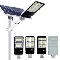Outdoor 100 Watt LED Solar Street Light Die Cast Aluminum Solar Powered Streetlights
