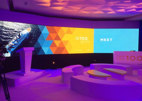 High Resolution LED Video Panel  Portable P4 Indoor Stadium Hanging LED Display