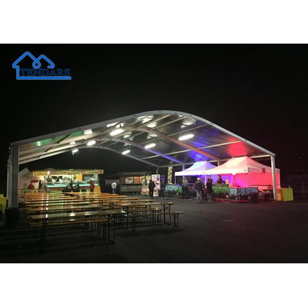 Tienda de pared de vidrio clara de lujo de la boda Matquee Arco de aluminio marco de la puerta de la fiesta Arcum Tienda de eventos