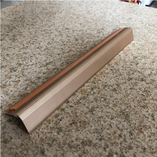 Stair Nosing Aluminum Tile Trim  Non Slip Brass For Stair Edge Protection