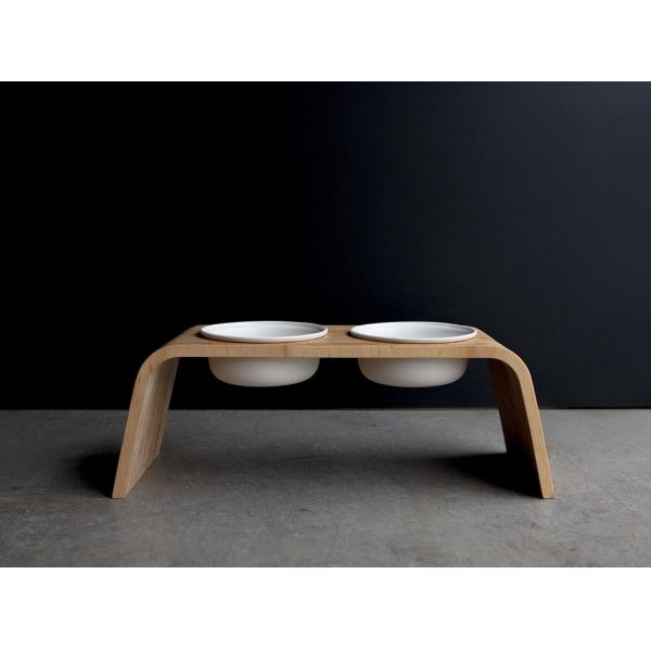 OEM ODM Personalized Pet Bowls Ceramic Elevated Dog Bowls Eco Friendly