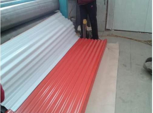 CGCC, DX51D zincam o revestimento branco, vermelho, azul PINTARAM PRE folhas de aço onduladas do telhado