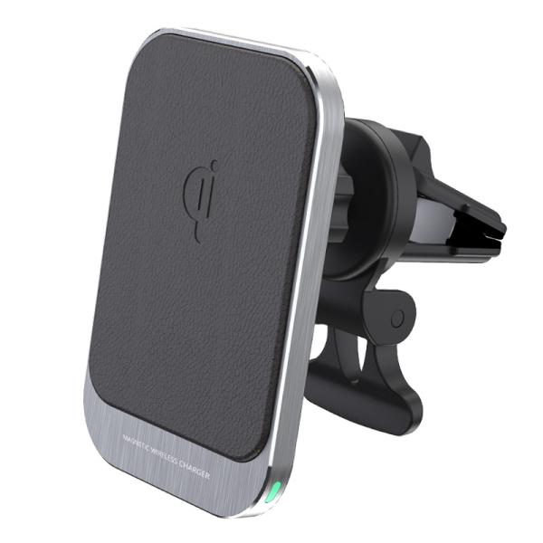 7.5W Qi Wireless Magsafe Charger 5V PU Leather For Iphone 12 Pro Max
