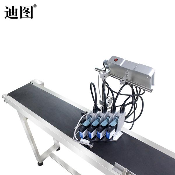 Full Auto Expiry Date Coding Logo TIJ Inkjet Printer Online Machine with Blue Ink
