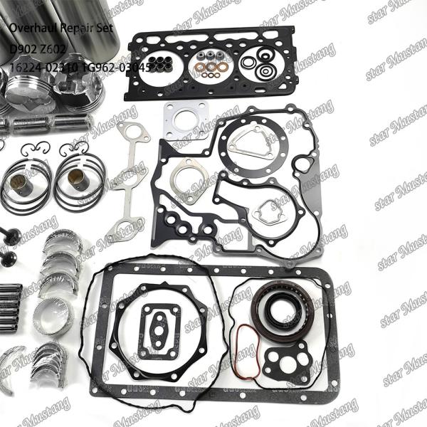 Z602 D902 Overhaul Repair Kit Cylinder Liner Piston Kit Gasket Kit 16224-02310 1J094-21770 1G962-03045 For Doosan