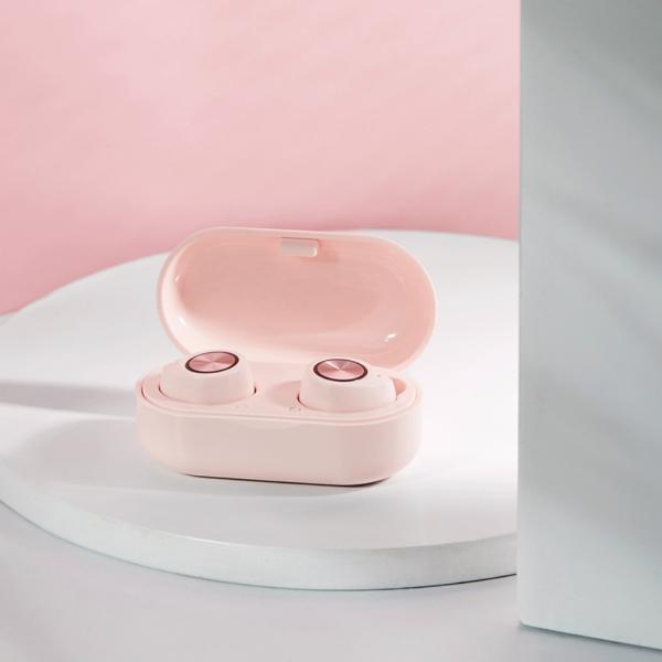 BT 5.0 Mini IPX6 True Stereo Wireless Earphones For Cell Phone RoHS