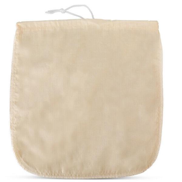 Organic Cotton Cloth 220 Micron Nut Milk Filter With LFGB Certified