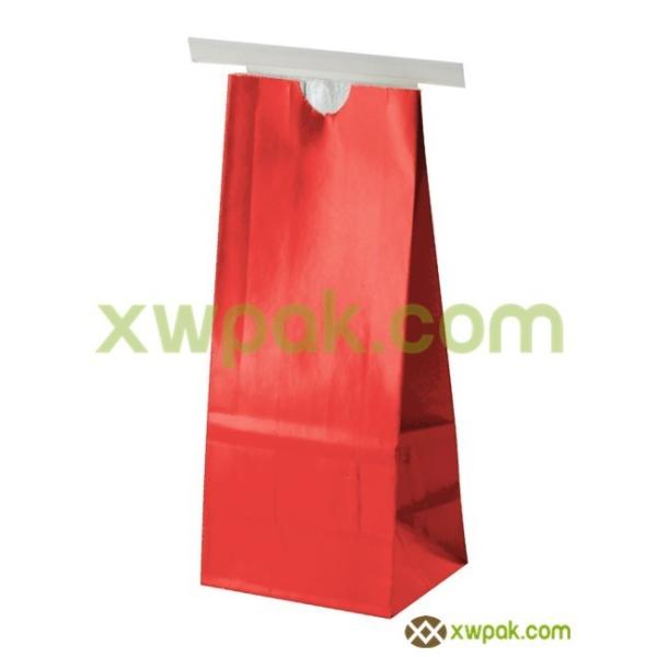 Ясные бумаги Крафт окна сумки связи олова отбеленной с квадратным дном для легкой закускы