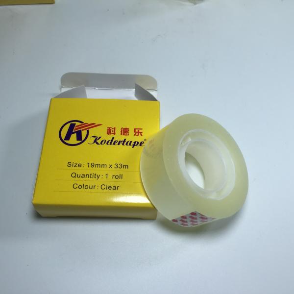 Waterbased Super Transparent Packaging Office Use School Bopp Stationery Tape