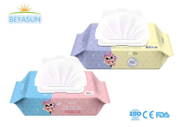 Custom Vitamin E Mouth Hand Cleaning Disposable Biodegradable Baby Cleansing Soft Wipes Baby Wet Wipes