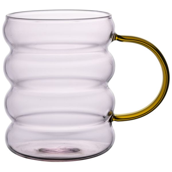 Special Design 300ml Shaped High Borosilicate Glass Drinking Cup Coffee Water Milk Drink Cup