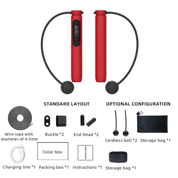 New Bluetooth Connection For Skipping Rope To Lose Weight Can Be Counted And Recharged.