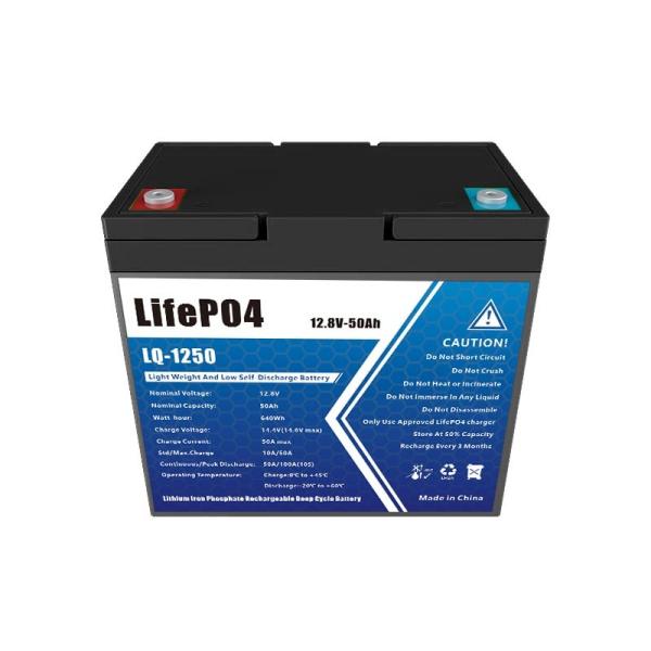 12v50ah High-Capacity Lithium-Ion Rechargeable Battery for Portable Devices Longer Use High Performance