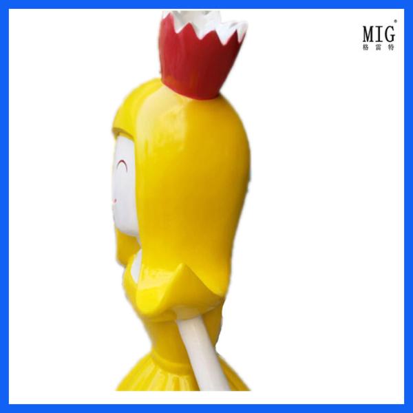 fiberglass cartoon character statue flower fair movie character statues in garden/ plaza/ shopping mall