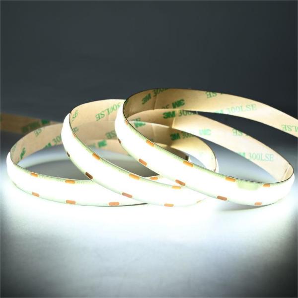 10m/roll Double Lines 600leds 12v 24v Ra80 12mm Flexible COB Led Flexible Strip Light