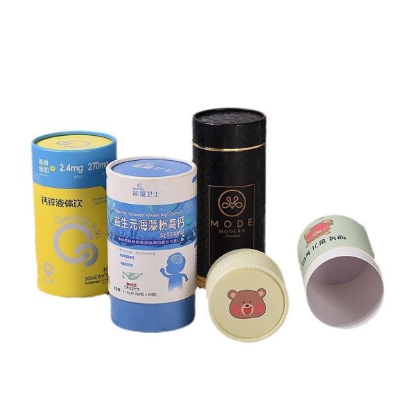 Custom Surface Cylinder Paper Tube Packaging Including FCL Shipment Services Tailored to Meet Bulk Packaging Requirements