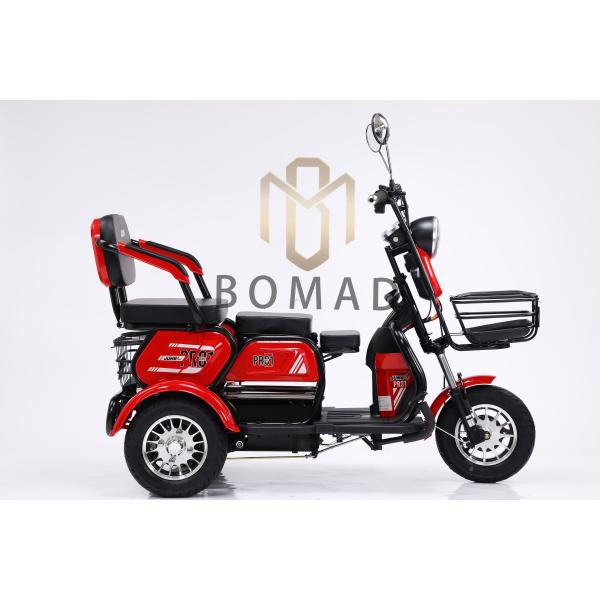Open Body Type Electric Tricycle 3 Wheel Motorcycle for Adult Transportation