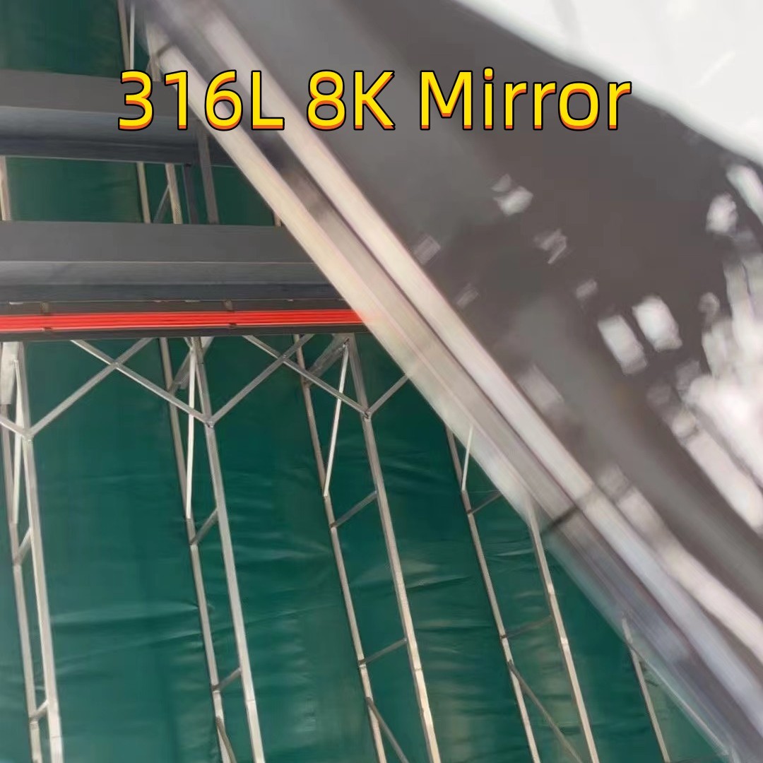 8K зеркало JIS G4305 SUS304 Холодно проката 304 нержавеющая сталь Лист 1,0 * 1219 мм для промышленного использования