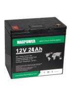 ciclo profundo 12v 24ah lifepo4 bateria de pacote 12,8V baterias de lítio 24Ah substituição de ácido de chumbo lítio