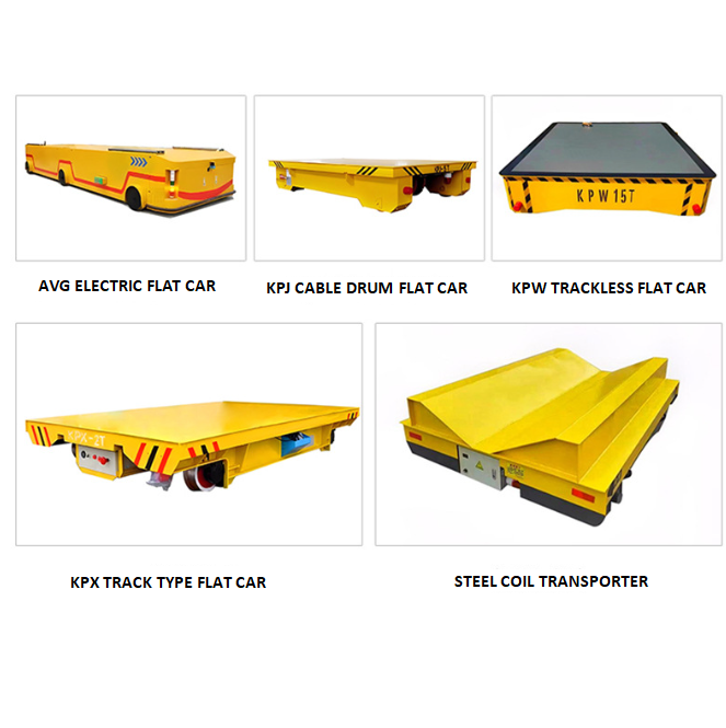 200 KG Electric Flat Car with Wireless Remote Control and 360 Degrees Rotating for Industrial Use