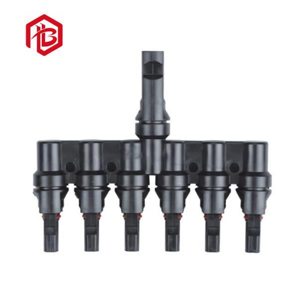 Solar Cable Parallel Connector 4 To 1 Y Branch PV Connector For Solar System